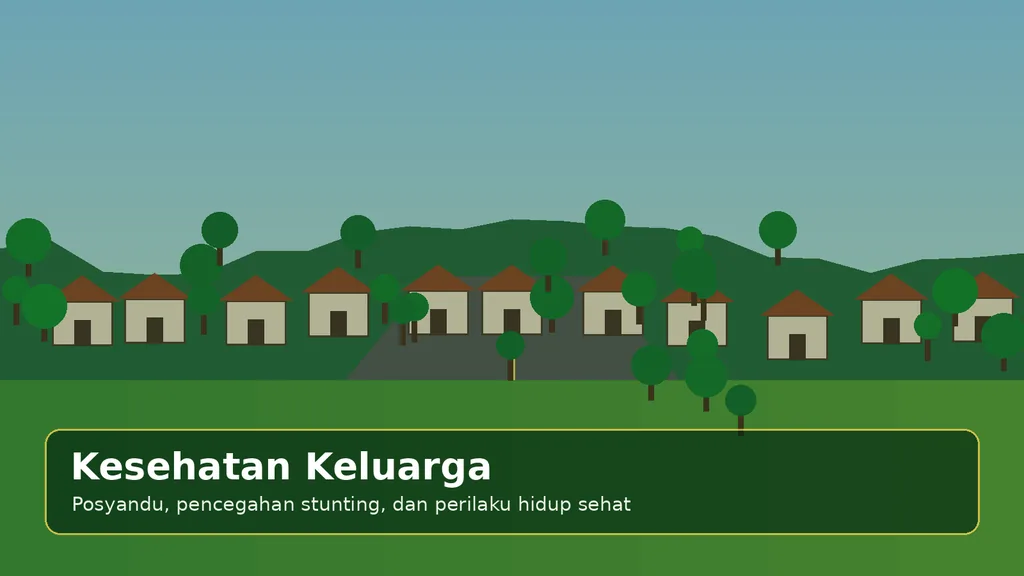 Ilustrasi Kesehatan & layanan dasar Desa Muaro Sebapo