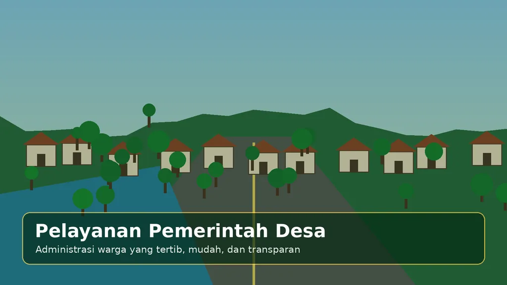 Ilustrasi pelayanan Pemerintah Desa Muaro Sebapo