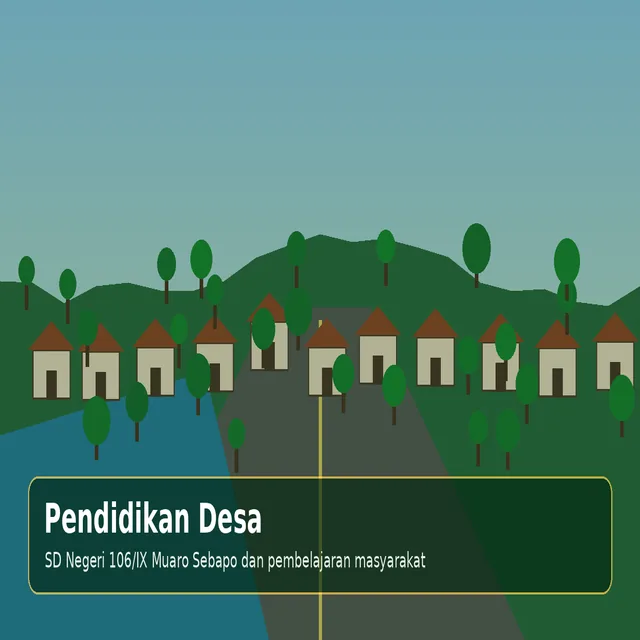 Ilustrasi pendidikan dan pengembangan sumber daya manusia Muaro Sebapo